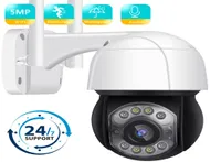 Dome Cameras 5MP PTZ Wifi 2MP Outdoor 1080P 4X Zoom Ai Human Detection IP 3MP Auto Tracking CCTV Wireless 221108