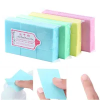 Nail Art Decorations Cotton Wipe Towel Gel Polish Clean Removal Disposable Unloading Remover Supplies273r