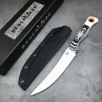 Benchmade 15500 HUNT Meatcrafter Couteau à lame fixe 6 08 CPM-S45VN BLADE TACTICAL CHARGING CUISINE CAMPING CAMPING COUNDE