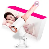 Seks Oyuncak Masajı Kadın Oyuncaklar Otomatik Elektrikli İtme Vibratör Dildo Kadın Makinesi Yukarı Mastürbasyon Yapay Penis265o
