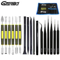 GZERMA Professional Electronics Disassembly Tools Opening Pry Repair Tools Kit With Metal Spudgers For iPhone iPad Tablets PC309D
