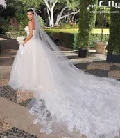 2015 Bridal Veil Veil White Ivory 35 mètres Cathédrale de tulle