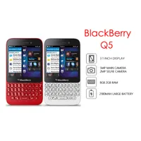 Original Blackberry Q5 4G Mobile Phone Unlocked 3.1" 2GB RAM 8GB ROM GSM 3G 5MP WIFI GPS QWERTY Keyboard Refurbished CellPhone