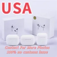 Para AirPods Pro 2 Air Pods Airpod Aurphones 3 Solid Silicone Cubierta de auriculares Protectora Apple Carga inalámbrica Shock Proight 3nd 2nd