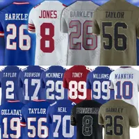 مخصص جديد Yorks 26 Saquon Barkley''nfl''jerseys Giants''8 Daniel Jones Kayvon Thibodeaux Wan'dale Robinson Kenny Golladay Leonard