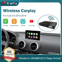 アウディA3 2013-2018用のワイヤレスApple CarPlay Androidオートインターフェイスミラーリンクエアプレイカープレイ機能