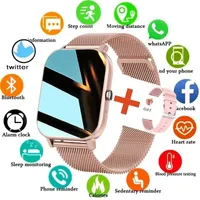 Pantalla de Yezhou 1.69 Bluetooth Ultra Smart Watch con P8 IOS Pantalla de color de presión arterial de frecuencia cardíaca