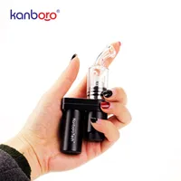 1pc Original Kanboro Subdab Wax Oil Vaporizer with Ceramic Heating Chamber 18350 Battery Glass Bubbler Pipe Dab Rig Dry Herb Concentrate Connect Pro Kit