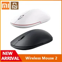 オリジナルXiaomi YouPin Wireless Mouse 2 2 4GHz 1000DPIゲームマウス光学マウスミニエルゴノミックポータブルマウス207o