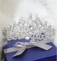 Snow Queen Crown Tiaras Wedding and Party Hair Jewelry pode estilizar vendendo vestidos quinceanera headpieces3061055