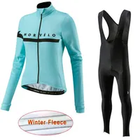 2020 Pro Team Morvelo Bike Clothing Winter Thermal Fleece Women Men Cycling Jerseys Mtb Maillot Ropa Ciclismo Bicycle Clothes184r