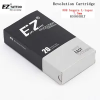 EZ Revolution Cartridge Tattoo Needles Round Liner＃08 0 25mm Bugpin Long Taper 1 3 5 7 9 11