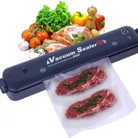 Vacuum Food Sealing Machine Safety Certification meat Sealer with Bags Starter Kit Dry and Moist Modes for Keep fruit fresh307D