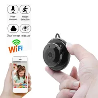 V380 Wifi Wireless Mini Camera HD 1080P Home Security Small CCTV Infrared Night Motion Detection Audio V380 APP Cam Baby Monitor2497