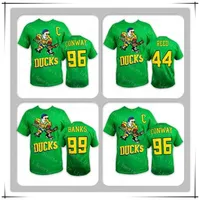 NWT 2019 Mighty Ducks Tees 96 Conway 99 Banks 44 리드 티셔츠 저렴한 하키 Tshirts 인쇄 로고 큰 키 큰 배너 Good Quanlity S244T