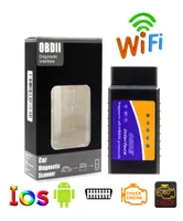 ELM327 WiFi OBD2 Scanner Vehicle Car Testing Diagnostics Tool Code Reader OBD 2 Auto Scanner for Android Apple Full vehicle system6231696