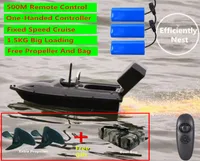 Upgrade One Key Fixed Speed Cruise Wireless Intelligent Remote Control Fishing Boat 500M Night Light Lure Fishing RC Bait Boat 201