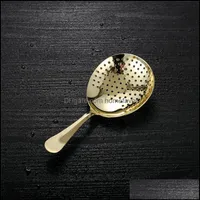Bar Tools Cocktail Shaker Bar Ice Strainer Stainless Steel Filter Spoon Bartending Tool Drop Delivery Home Garden Kitchen Dining Barw Dhc0A