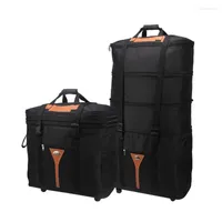 여행 가방 휴대용 고용량 방수 옥스포드 천 가방 확장 가능한 항공기 여행 캐주얼