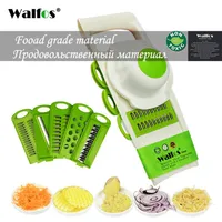 Walfos Mandoline Peeler Grater Vegetables Cutter Tools With 5 Blade Carrot Grater Onion Vegetable Slicer Kitchen Accessories237l