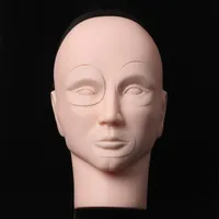 Dövme Uygulama Cilt Makyajı Kozmetik Dövme Eğitimi Manken Kafası 2 PCS Gözleri 1 PCS LIP2744