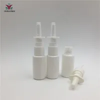 100 pcs entero esterilizado 20 ml HDPE Botella de spray nasal 20 ml de bombas de pulverizaci￳n nasal botella 20ml aplicador nasal263d