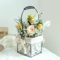 Kwiaty dekoracyjne naturalny suszony kwiat hortensja bukiet wazon domowe przyjęcie weselne dekoracje festiwal