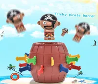 Funny Novelty Kids Kids Lucky Game Game Moxes Tricky Pirate Barrel Bucket Kiddie Toy 220504