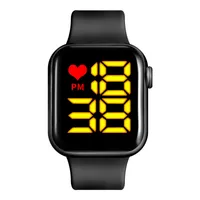 Nowa moda LED Love Digital Watch Kids Sport Waterproof Watches Boy Girl's Dziecięce zegarek elektroniczny silikonowy zegar paska do cukierków
