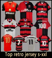 Flamengo retro soccer jerseys 2003 2004 2008 2009 100 years Centenary Amoroso Bebeto Romario Edmundo Zinho Gilberto Savio FABINHO vintage football shirt1995 1996