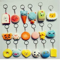 Squishy Toy Slow Rising Doll Stretchy Food Squishes Pendant Donut Charm Anti Stress Kawaii Squeeze Toy Fidget Vent Toy Randomly308t