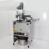Lebensmittelverarbeitung vertikal automatisch bildende Donut Maker -Maschine Gasbratenmaschine
