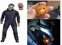 Neca Michael Myers Action Figure Halloween Ultimate Toy Horror Gumpkin مع LED Light 11129269303