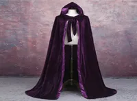 Wraps Jackets Elegant Pageant Velvet Cloak Luxe Europe Style Robe Medieval Cape Shawl Party Queen Princess Wedding