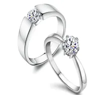 2014 Female Ring 925 sterling silver ring diamond ring couple rings wedding ring Christmas gifts N21642404