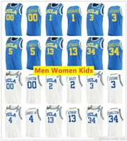 Coll￨ge Wear NCAA UCLA Bruins Jerseys de basket-ball universitaire 1 Jules Bernard 2 Cody Riley 3 Johnny Juzang 4 Jaime Jaquez Jr. 5 Chris Smith 10 Ty
