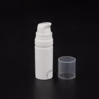 Lot entier 50pcs 15 ml de la pompe de lotion sans air en plastique flotte de pulv￩risation 1 2 oz ￩mulsion petit conteneur emballage rechargeable 1566