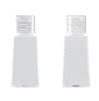 30ml PET transparent trapezoidal packing bottle hand sanitizer flip cover shampoo and facial cleanser disinfection container4493059