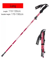 Walking Sticks Handle 4Section Adjustable Canes Hiking Poles Trekking Poles Alpenstock for Outdoor Crutches Alpenstocks new 52