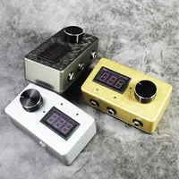 Newest Carved Tattoo Power Supply Professional Power Supply Tatoo 3 5A Durable Tattoo With Adaptor For 2pcs Machine262i