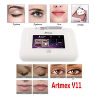 プロのパーマネントメイクタトゥーマシンArtmex v11 Eye Brow Lips Microblading Derma Pen Pen MicroNeedle Skin Care MTS PMU DHL231E