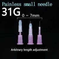 31G 4MM قابلة للتعديل إبرة صغيرة يمكن التخلص منها في مجال الحقن الطبية المصنوعة من البلاستيك التجميلي الأدوات الجراحية الإبرة العقيمة 276S