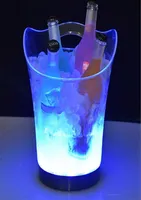 Secchio di ghiaccio ricaricabile a led impermeabile 55L Whisky Whisky Color Color Clabora Champagne Wine Secket per Nightclub da bar per la casa per feste