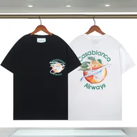 Diseñadores para hombres Camiseta Man Womens Camisetas With Letteras Mangas estampadas Camisas de verano Hombres Casablanc Tamas Asiáticas S-XXL
