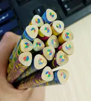 20pcslot Rainbow Color l￡piz 4 en 1 l￡pices coloreados para dibujar papeler￭a Dibujo de pintura Pen Suministros de oficina Papelaria3062702