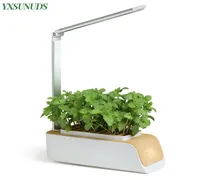 Automatic Water Absorption Soilless Culture Plant Growth Lights Flower Pot Hydroponics Growing System Smart Growing Led Lamp 22021