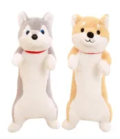Kawaii hayvan shiba inu peluş oyuncaklar büyük yumuşak sevimli husky köpek peluş yastık karikatür hayvan bebek çocuklar için bebek hediyesi 39inch 100cm dy5027