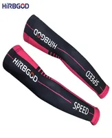 Aquecedores de braço de bicicleta de bicicleta Hirbgod Mangas de braço rosa Ciclismo Mulheres antiuv Lycra Sports Sports Segurança xxs6xlxt1102461106