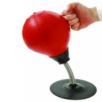 Tabela de Tablewall Pugilism Ball Saco de Punch Saco de Punchamento Vertical de Boxing Ventiva de Ventro de Bola Toys Office Toys Ferramentas de Treinamento