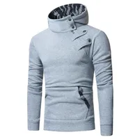 Men039s Hoodies Sweatshirts 2022 Autumn Winter Decorative Buttons Casual Zip Up Coat Fashion Camo Patchwork Hoodie Mens2990081